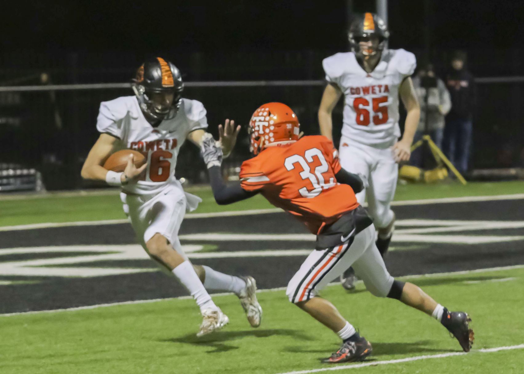 Bill Knight Automotive Player of the Week winner (readers choice): Coweta sophomore quarterback Gage Hamm